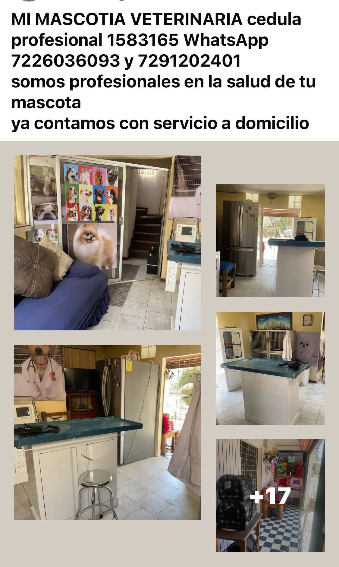 Fachada veterinaria
